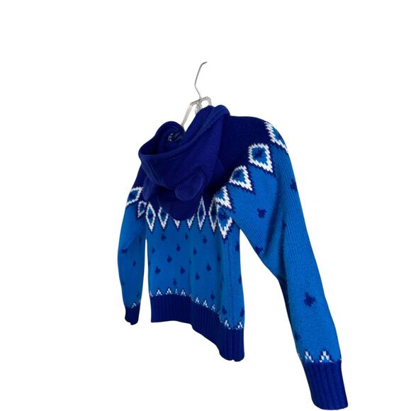 Grumpy Care Bears Hoodie Jumper Size 4T Blue Zip Up Knit Sweater Discontinued - Picture 3 of 6